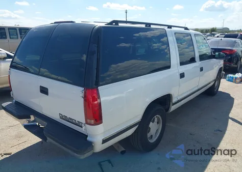 1999 Chevrolet Suburban 1500 Lt из США, поврежденный, VIN 3GNEC16R8XG124569